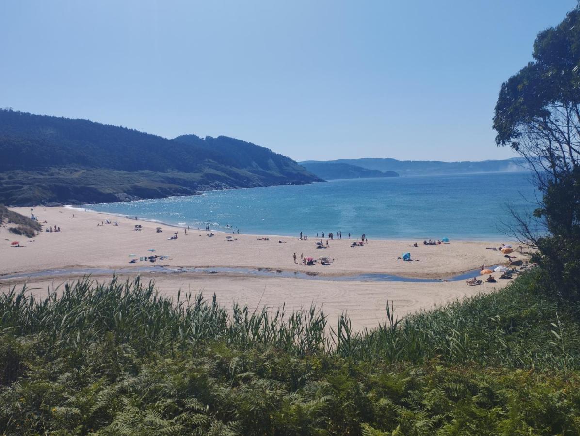 Hotel Os Faroles Playa De Esteiro Lago  Bagian luar foto
